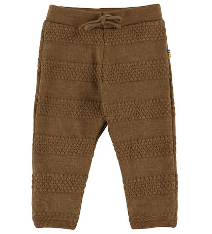 Joha Bukser - Strik - Uld - Varm Brun