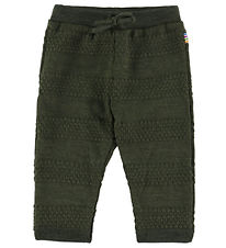 Joha Bukser - Strik - Uld - Mos Grøn