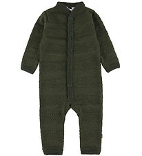 Joha Køredragt - Strik - Uld - Mos Grøn