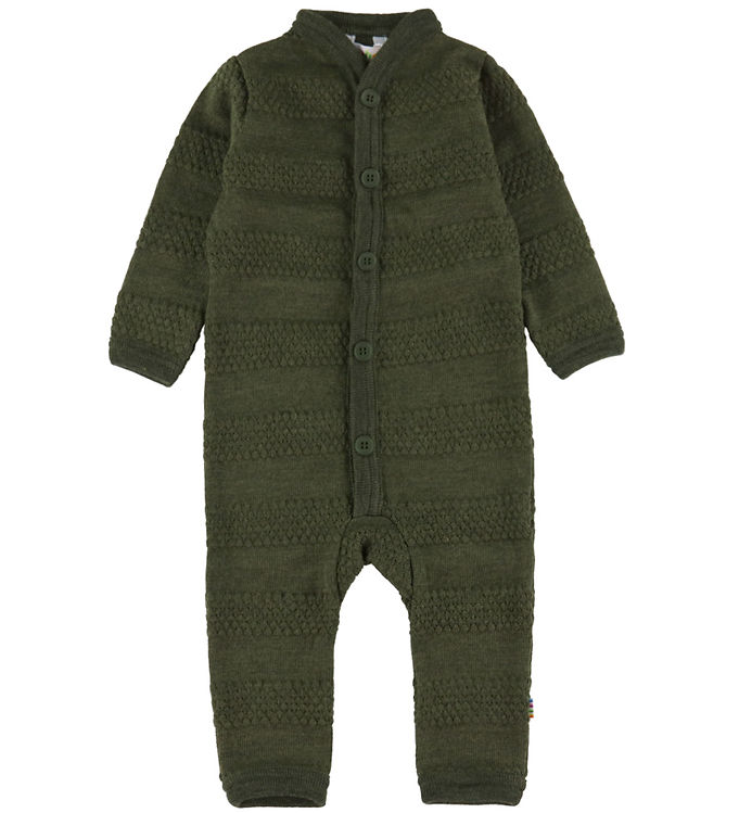 Joha Køredragt - Strik - Uld - Mos Grøn