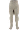 MP Strømpebukser - Uld/Bomuld - Beigemeleret