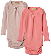 Wheat Body l/æ - Rib - 2-pak - Lotta - Pink Lilac