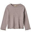 Wheat Bluse - Rib - Else - Dusty Purple