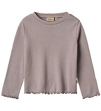 Wheat Bluse - Rib - Else - Dusty Purple