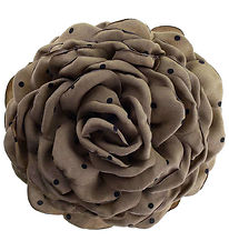 By Stær Hårklemme - Daisy - Stor - Brun m. Sorte Prikker