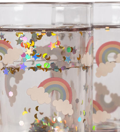 Konges Sløjd Glitterkopper - 2-pak - Rainbow