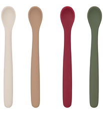 Konges Sløjd Babyskeer - 4-pak - Silikone - Forest Mix