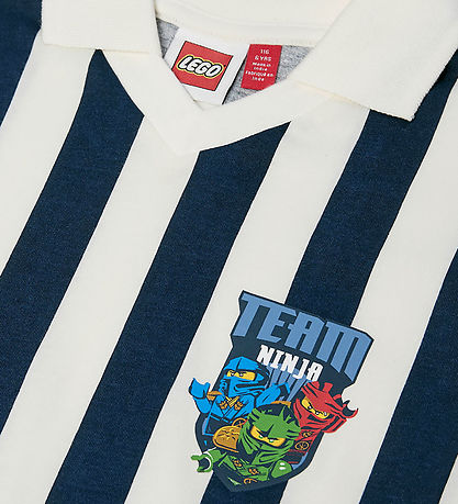 LEGO® Wear Ninjago Bluse - LwTaj 110 - Hvid/Blå