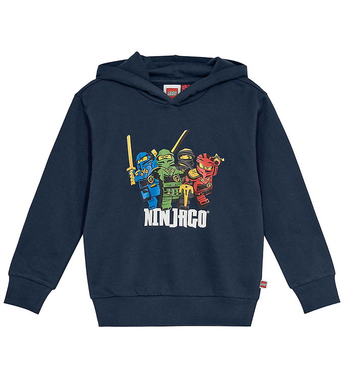 LEGO® Ninjago Hættetrøje - LwSian 111 - Navy m. Print