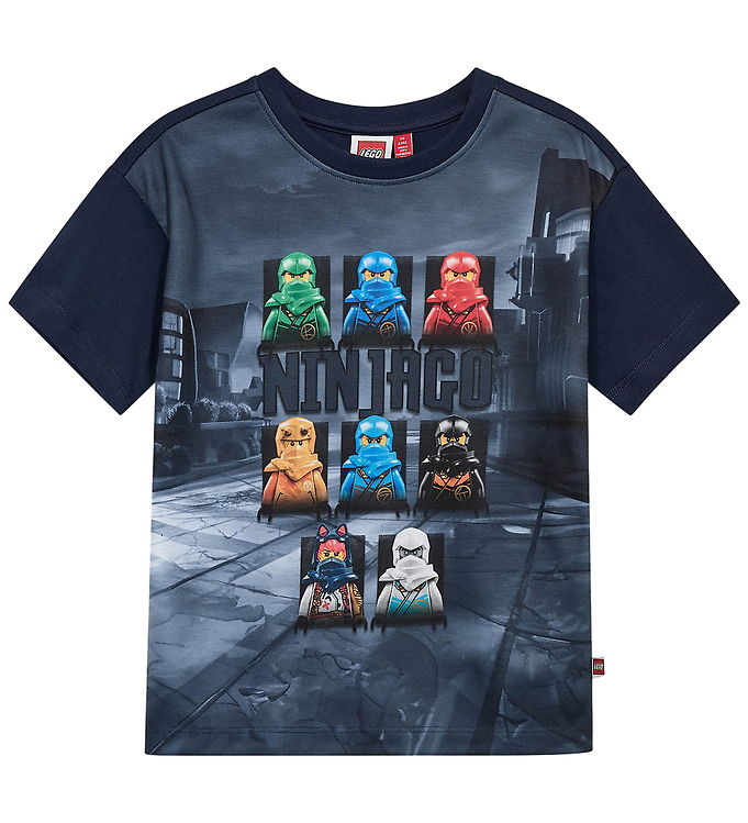 LEGO® Ninjago T-shirt - LwTaj 107 - Navy m. Print