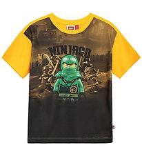 LEGO® Wear Ninjago T-shirt - LwTaj 104 - Gul/Grøn