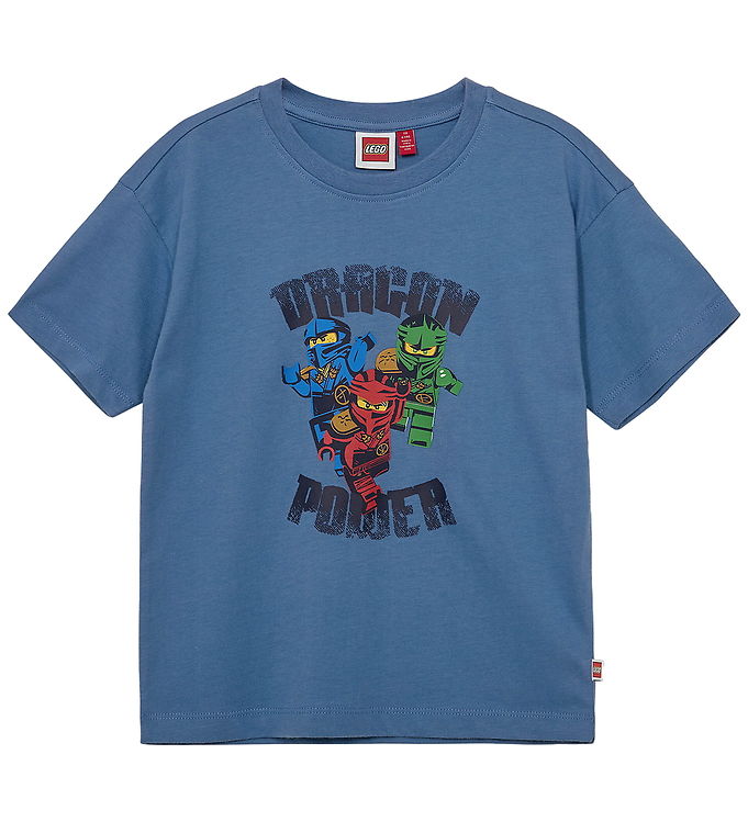 LEGO® Ninjago T-shirt - LwTaj 105 - Blå m. Print