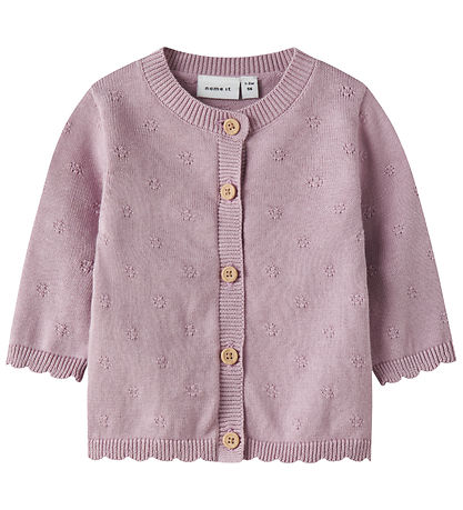 Name It Cardigan - Strik - NmfSully - Keepsake Lilac