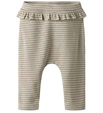 Name It Leggings - NbfSister - Cloud Dancer