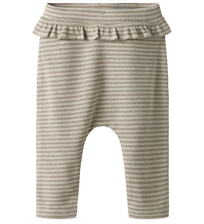 Name It Leggings - NbfSister - Cloud Dancer