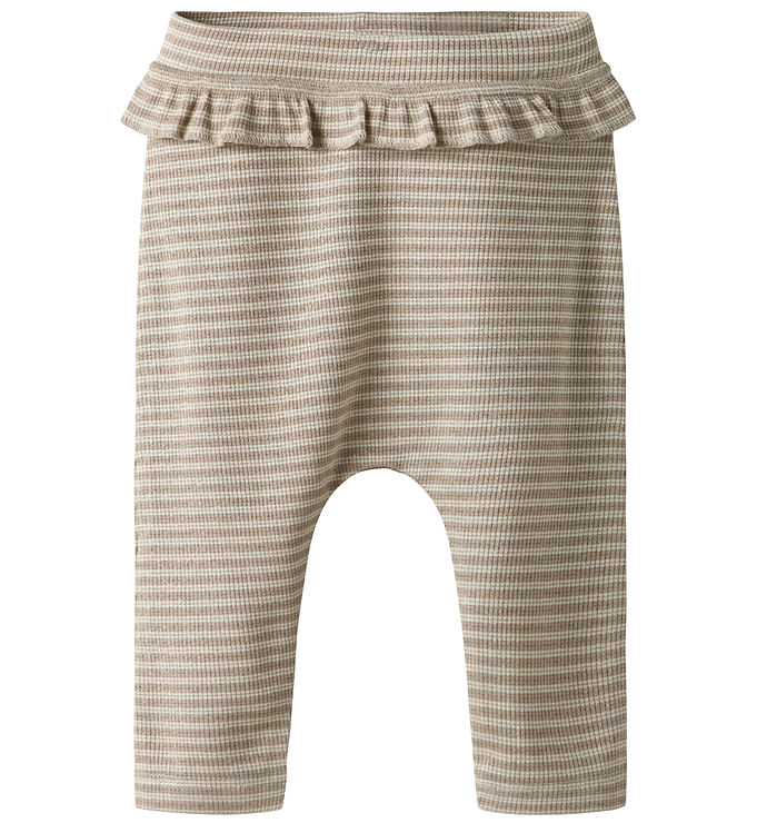 Name It Leggings - Viskose - NbfSister - Cloud Dancer