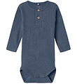 Name It Body l/æ - Rib - NbmKab - Vintage Indigo/Melange
