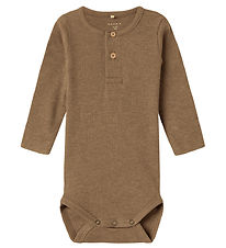 Name It Body l/æ - Rib - NbmKab - Toasted Coconut/Melange