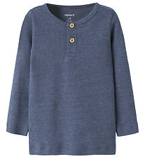 Name It Bluser - Rib - NbmKab - Vintage Indigo/Melange