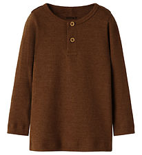 Name It Bluser - Rib - NbmKab - Toasted Coconut/Melange