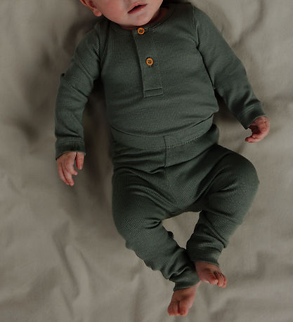 Name It Leggings - Rib - NbnKab - Shadow