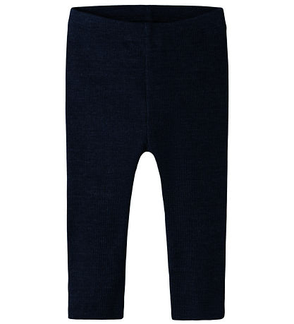 Name It Leggings - Rib - NbnKab - Vintage Indigo/Melange
