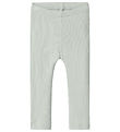 Name It Leggings - Rib - NbnKab - Cloud Dancer
