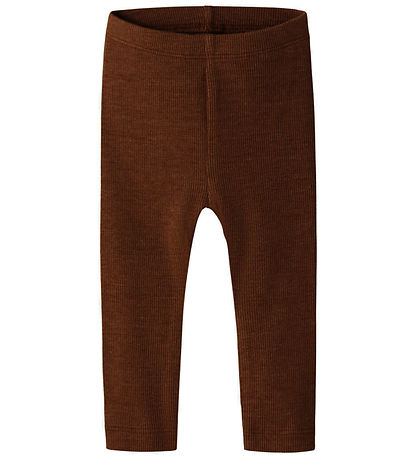 Name It Leggings - Rib - NbnKab -  Toasted Coconut/Melange