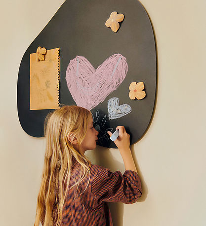 Ferm Living Magnettavle - 82x70 cm - Willora - Sort