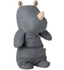 Maileg Bamse - Safari Friends - Næsehorn - Medium - Støvet Blå