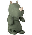 Maileg Bamse - Safari Friends - Næsehorn - Medium - Salviegrøn