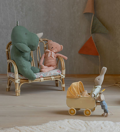 Maileg Bamse - Safari Friends - Næsehorn - Medium - Salviegrøn