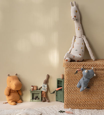 Maileg Bamse - Safari Friends - Flodhest - Medium - Honninggul