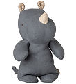 Maileg Bamse - Safari Friends - Næsehorn - Lille - Støvet blå