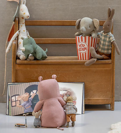 Maileg Bamse - Safari Friends - Flodhest - Lille - Rosa