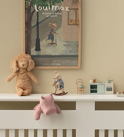 Maileg Bamse - Safari Friends - Flodhest - Lille - Rosa