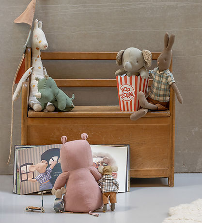 Maileg Bamse - Safari Friends - Næsehorn - Lille - Salviegrøn