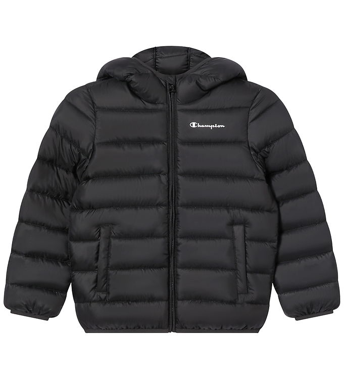 Champion Dynejakke - Hooded - Black Beauty
