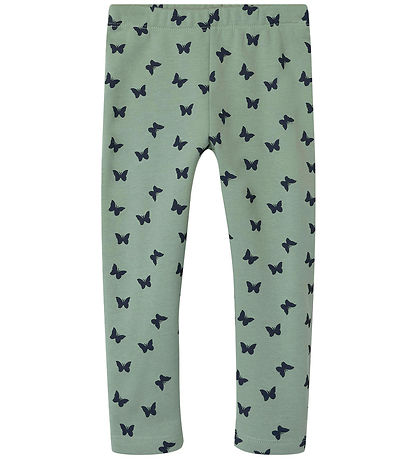 Name It Leggings - Sweat - NmfDavina - Lily Pad/BUTTERFLY AOP