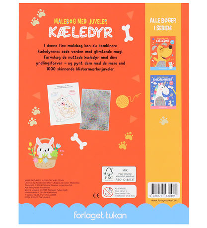 Forlaget Tukan Malebog m. Juveler - Kæledyr