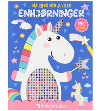 Forlaget Tukan Malebog m. Juveler - Enhjørning