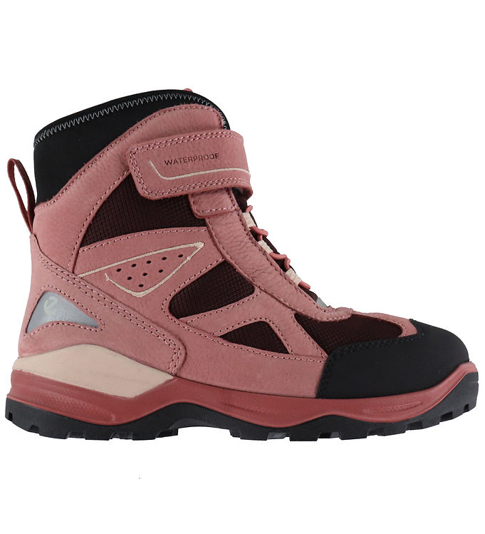 Ecco Vinterstøvler - Snow Mountain - Tex - Black/Petal/Fig