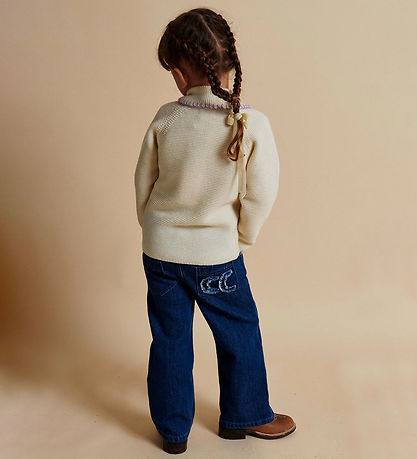 Copenhagen Colors Jeans - Pocket Embro - Dark Indigo Blue