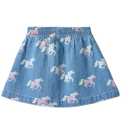 Copenhagen Colors Nederdel - Denim - Indigo Blue Wash