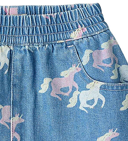 Copenhagen Colors Nederdel - Denim - Indigo Blue Wash