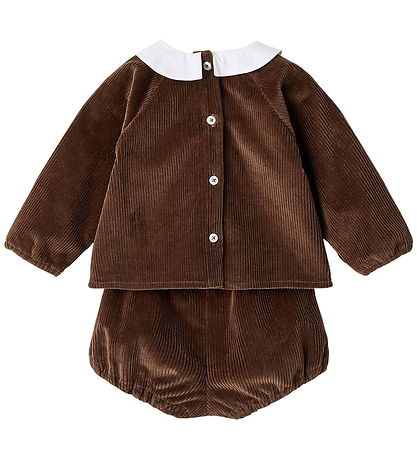 Copenhagen Colors Kjole - Baby Sæt - DK. Brown Comb