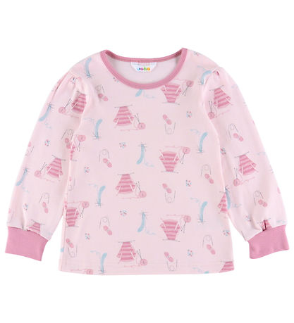 Joha Nattøj - 2-delt - Lyserød m. Print