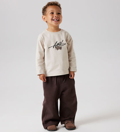 Name It Sweatpants - NmnRaso - Seal Brown