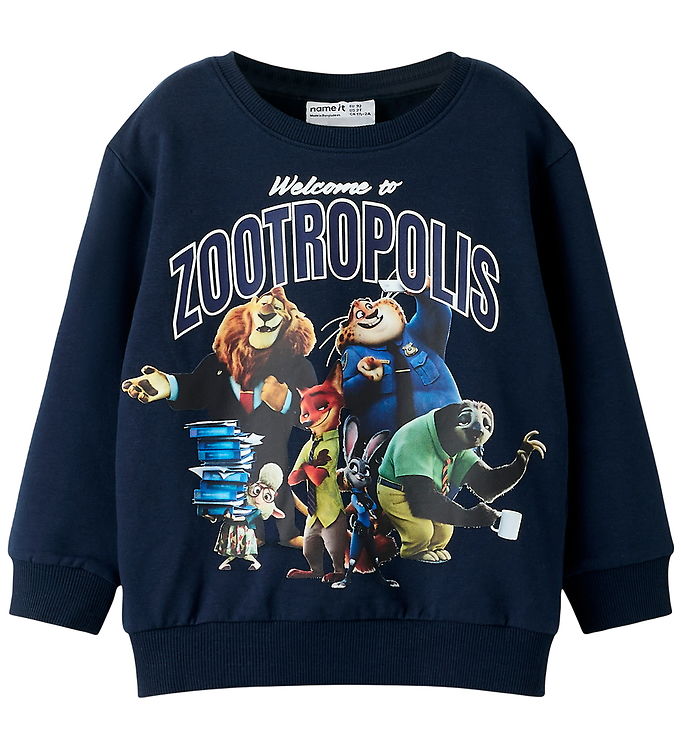 Name It Sweatshirt - NmmNoel - Zootropolis - Navy Blazer