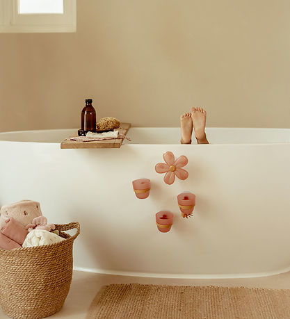 Little Dutch Badelegetøj - Badekopper - Flower - Pink